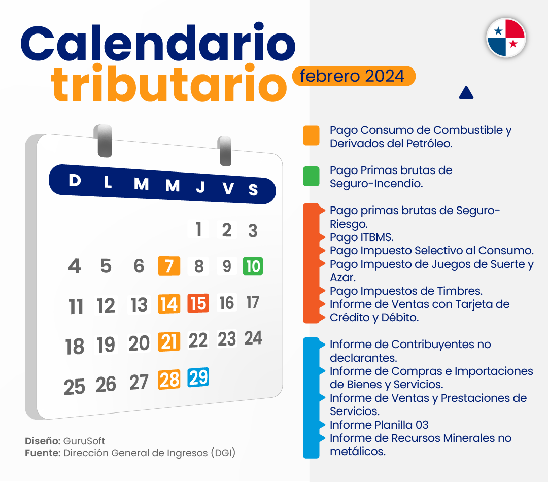 Panamá planifica tus declaraciones con el Calendario Tributario 2024